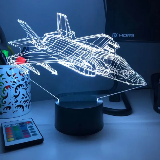 F-35 Lightning II 3D Aircraft Color Changing Lamps