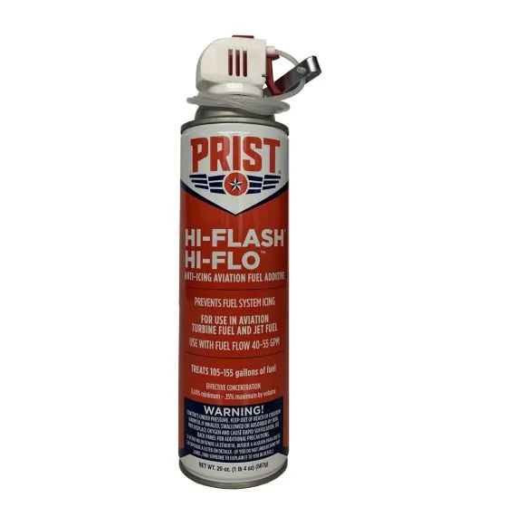 PRIST Hi-Flash HI-FLO Anti-Icing Aviation Fuel Additive (Case of 6)