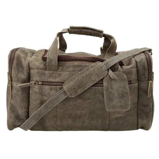 Pilot Wings Leather Flight Bag