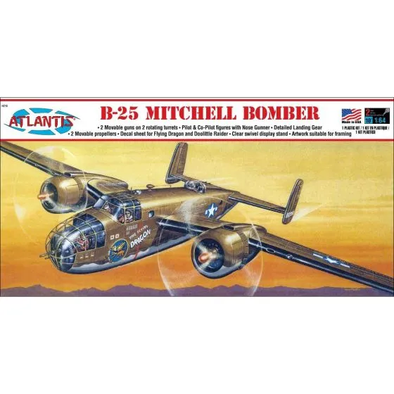 B-25 Mitchell Flying Dragon Bomber Model Kit