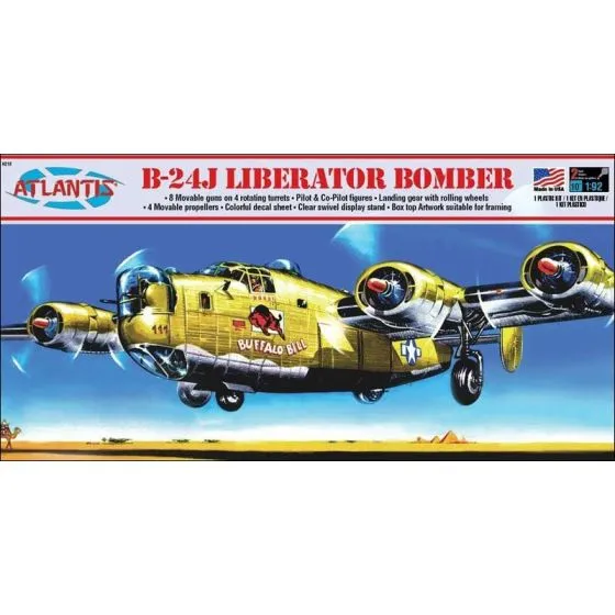 B-24J Buffalo Bill Liberator Bomber Model Kit