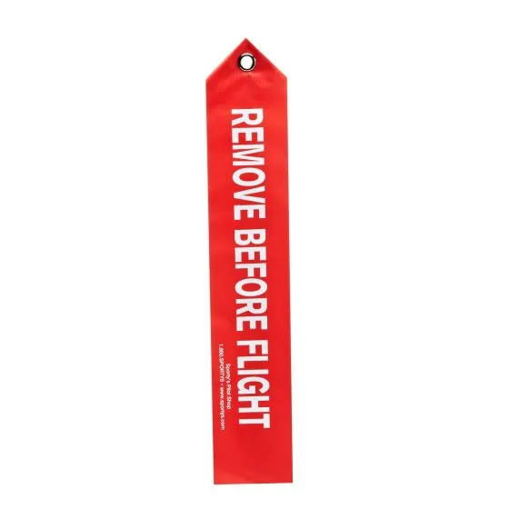 REMOVE BEFORE FLIGHT Streamer