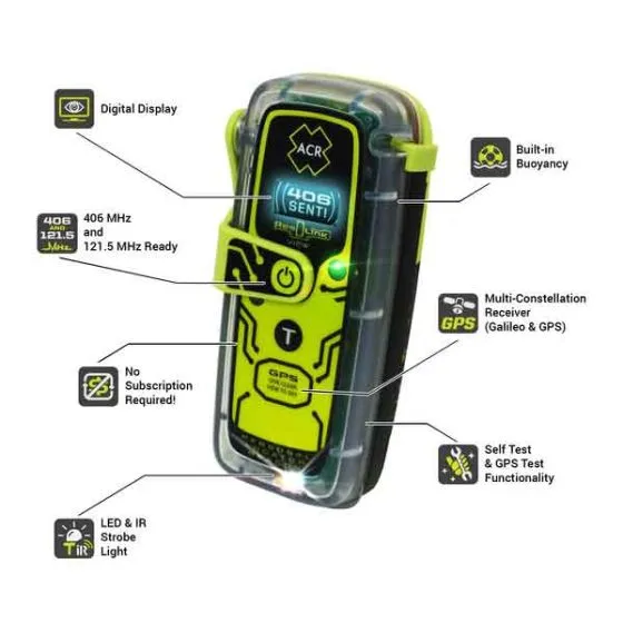 ACR ResQLink View Personal Locator Beacon