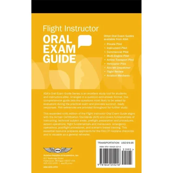 Certified Flight Instructor Oral Exam Guide