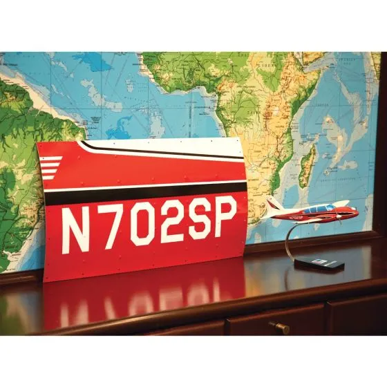 Custom Tail Number Replica Sign