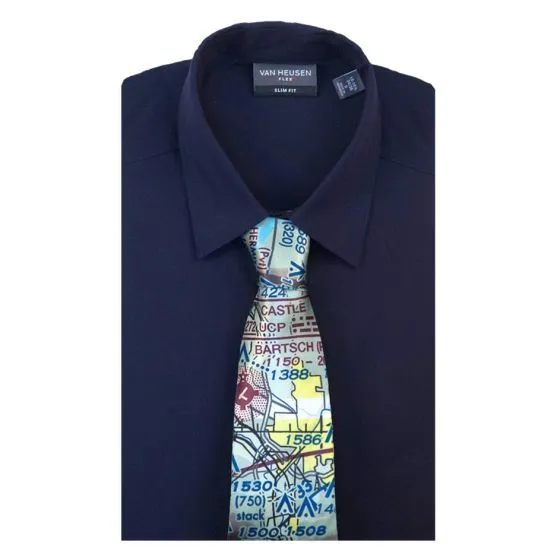 Custom U.S. Aeronautical Chart Neck Tie 4 Custom U.S. Aeronautical Chart Neck Tie