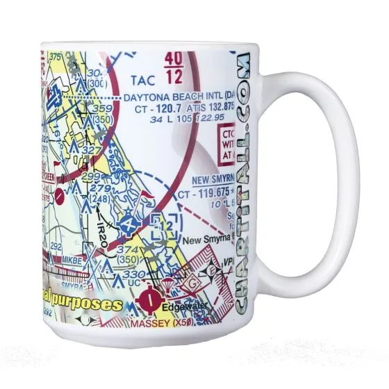 Custom U.S. Aeronautical Chart Coffee Mug