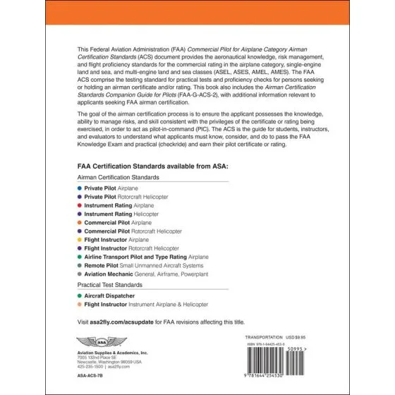 Airman Certification Standards (ACS): Commercial Pilot Airplane