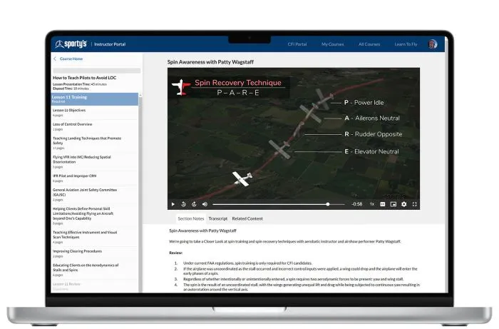 Flight Instructor Refresher Course (Online eFIRC) 5 Flight Instructor Refresher Course (Online eFIRC)
