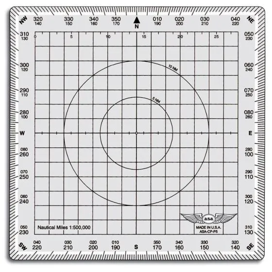 Square Aviation Plotter