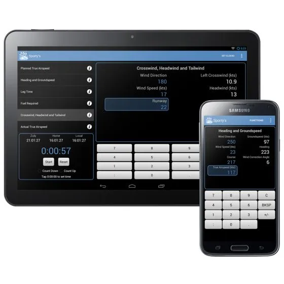 Sporty’s E6B Android Aviation App 36 Sporty’s E6B Android Aviation App