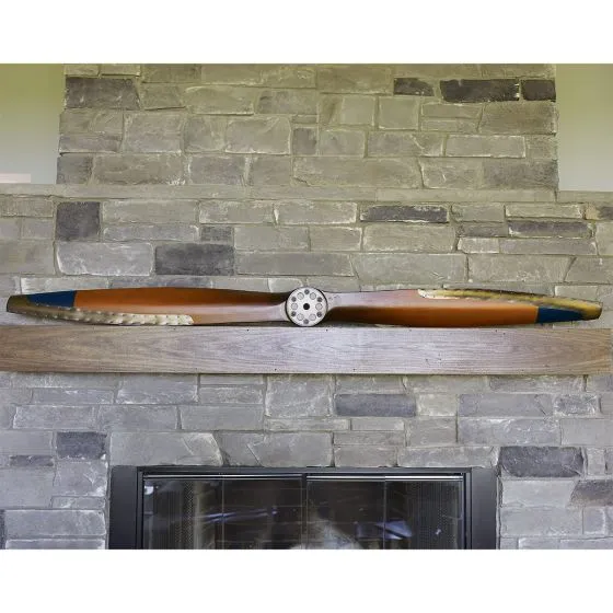 Classic Wooden Propeller w/Brass Edging (6’)