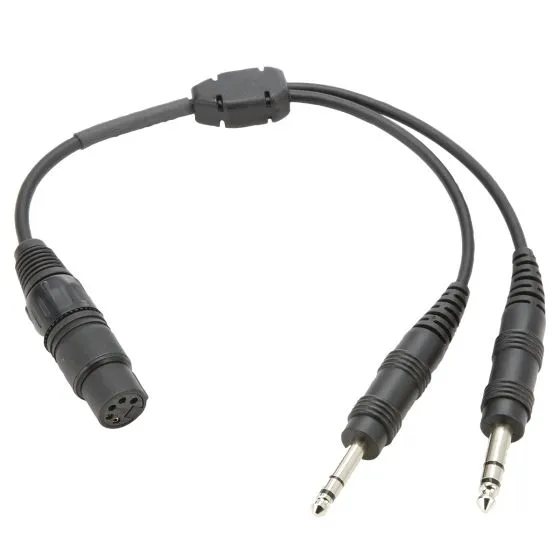 Airbus to Twin Plug Headset Adapter 1 Airbus to Twin Plug Headset Adapter