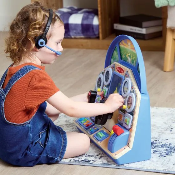 Jet Pilot Interactive Dashboard Playset 2 Jet Pilot Interactive Dashboard Playset