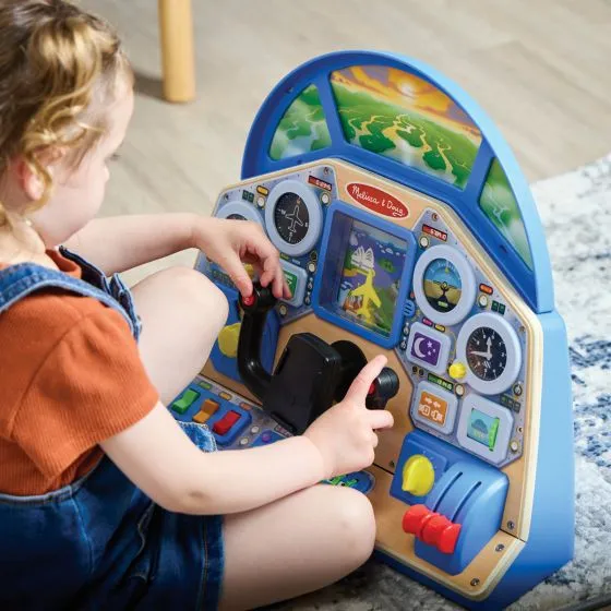 Jet Pilot Interactive Dashboard Playset 3 Jet Pilot Interactive Dashboard Playset