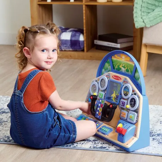 Jet Pilot Interactive Dashboard Playset 4 Jet Pilot Interactive Dashboard Playset