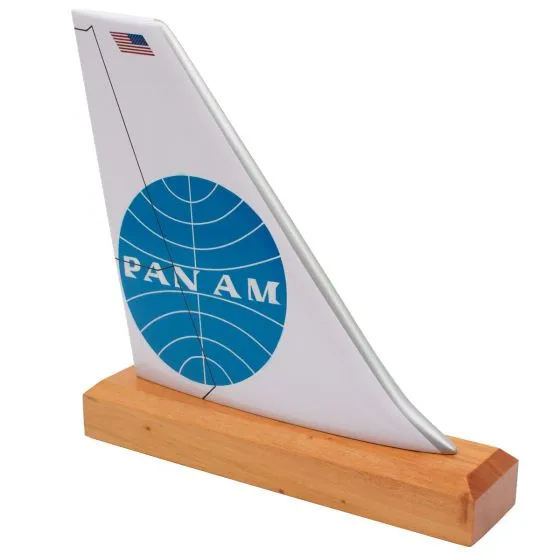 Pan Am Classic Globe Logo Tail Display