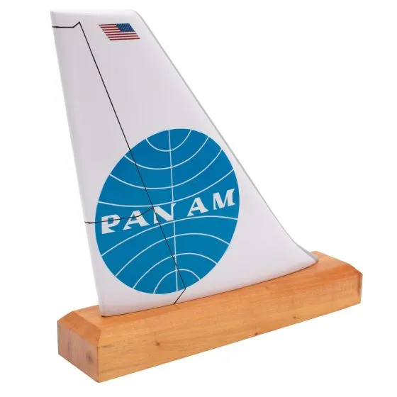 Pan Am Classic Globe Logo Tail Display