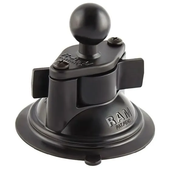 RAM Suction Cup Single Twist Lock & Diamond Base (RAM-B-224-1U)