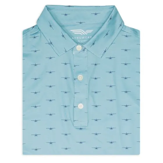 Final Approach AeroWear™ Blue Polo