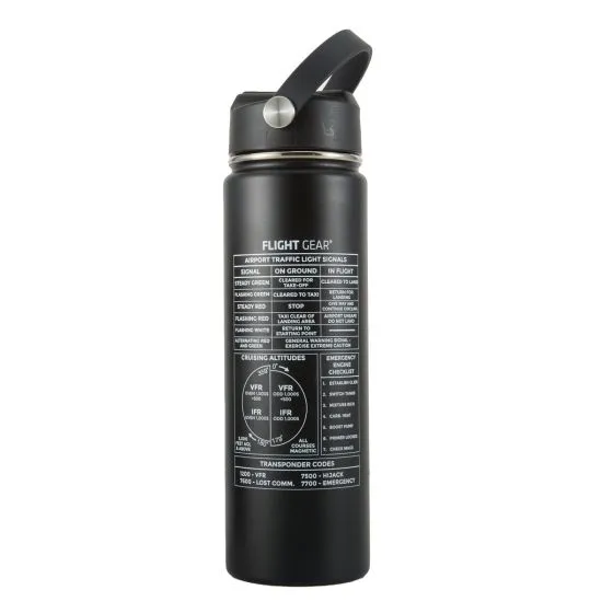Flight Gear Water Bottle with Straw (22 oz.)