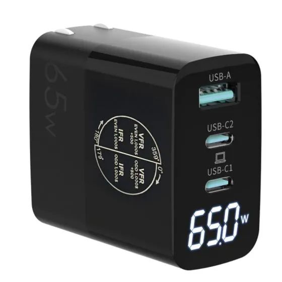 Flight Gear Three Port Smart Charger (65W)