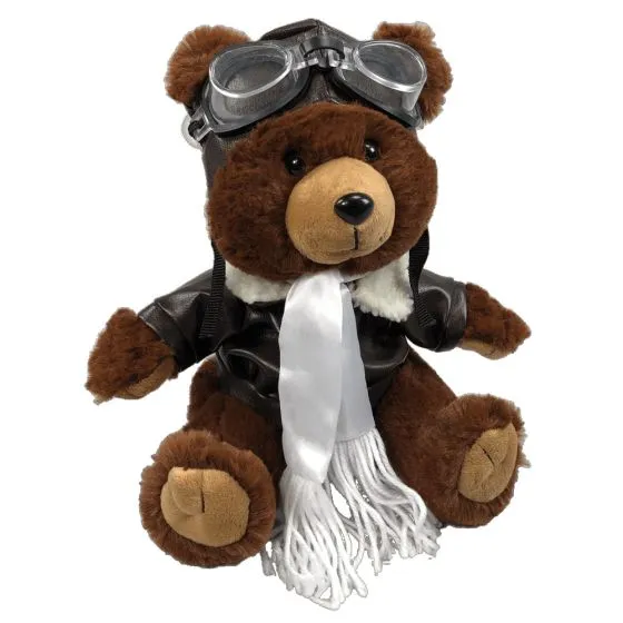 Stuffed Aviator Bears