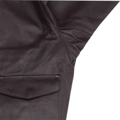 Classic Leather Bomber Jacket (A-2)